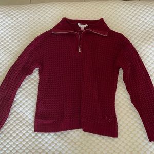 Knitted Red Sweater